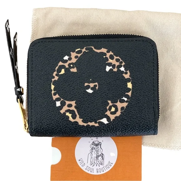 LOUIS VUITTON Limited Edition Jungle Noir Zippy Coin Wallet NEW - Picture 2 of 10